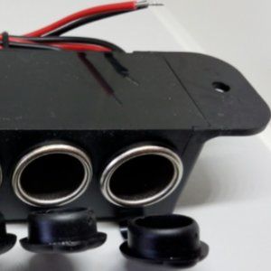 12V 15A 3 Port Cigarette Lighter Adapter Outlet Extension Box